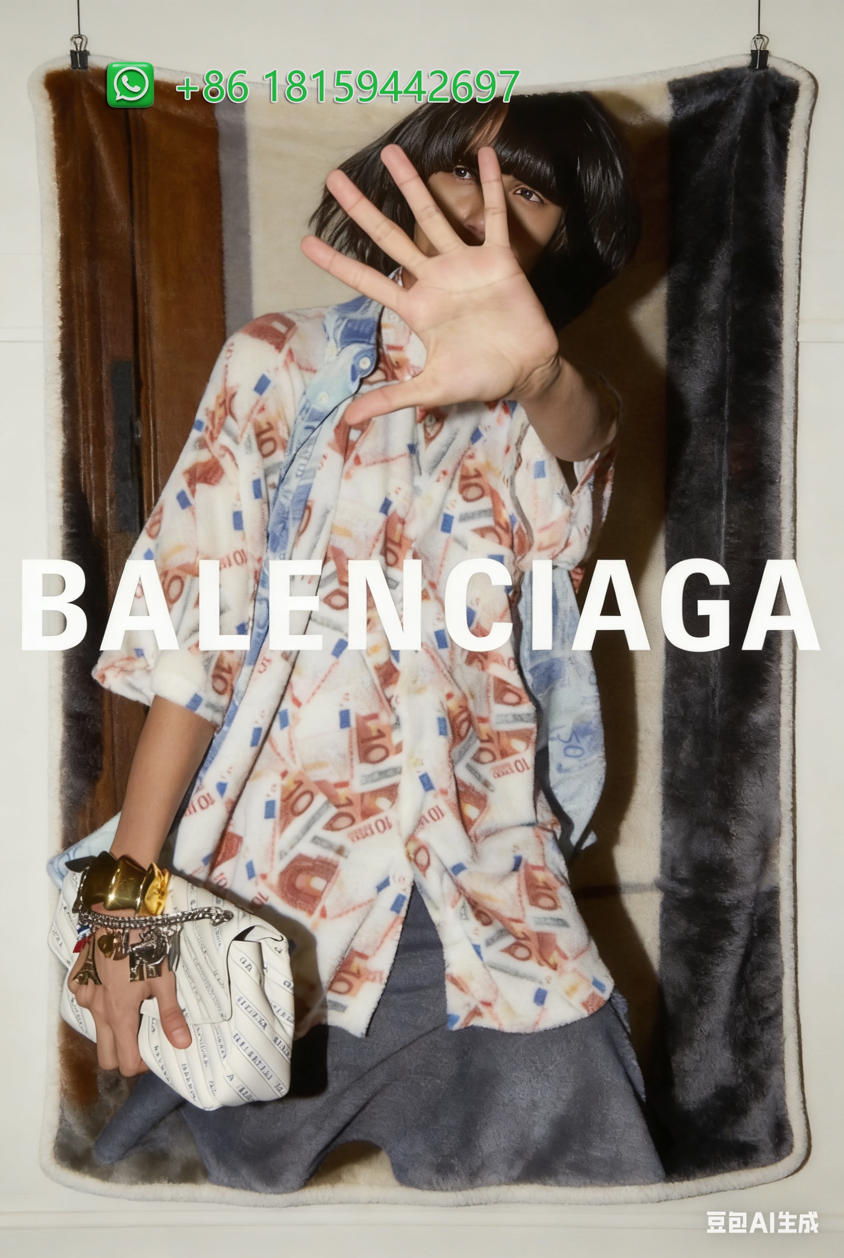 Balenciaga Throw Blankets